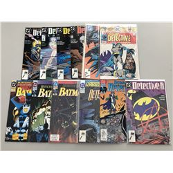 Lot of (25) 1976-2008 Detective Comics Batman Comic Books