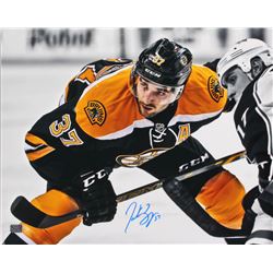 Patrice Bergeron Signed Boston Bruins 16x20 Photo (Bergeron Hologram)