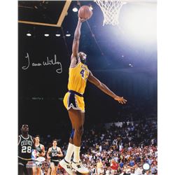 James Worthy Signed Los Angeles Lakers 16x20 Photo (JSA COA)