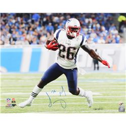 Sony Michel Signed New England Patriots 16x20 Photo (Sure Shot Hologram)