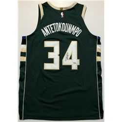 Giannis Antetokounmpo Signed Milwaukee Bucks Authentic Nike Jersey (Fanatics Hologram)
