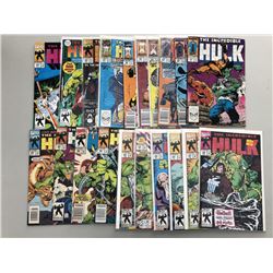 Lot of (38) 1962-1999 Marvel Incredible Hulk Comic Books