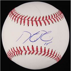 Dustin Pedroia Signed OML Baseball (Steiner COA)