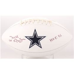 Mel Renfro Signed Dallas Cowboys Logo Football Inscribed "HOF 96" (SGC COA)