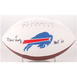 Marv Levy Signed Buffalo Bills Logo Football Inscribed "HOF 01" (Jersey Source COA)