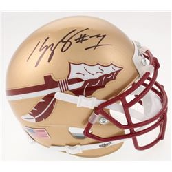 Kelvin Benjamin Signed Florida State Seminoles Mini Helmet (JSA COA)