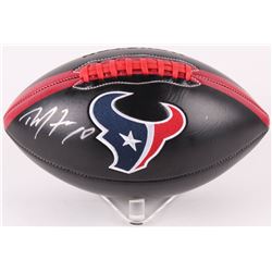 DeAndre Hopkins Signed Houston Texans Logo Football (JSA COA)