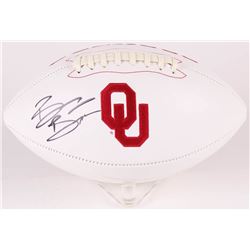 Brian Bosworth Signed Oklahoma Sooners Logo Football (JSA COA)