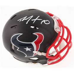 DeAndre Hopkins Signed Houston Texans Matte Black Speed Mini Helmet (JSA COA)