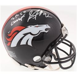 Sylvester Williams Signed Denver Broncos Mini Helmet Inscribed "SB 50 Champs" (JSA COA)