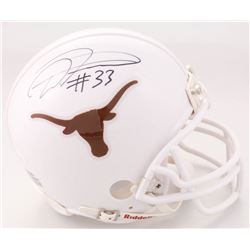 D'Onta Foreman Signed Texans Longhorns Mini Helmet (JSA COA)