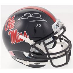 Evan Engram Signed Ole Miss Rebels Mini Helmet (JSA COA)