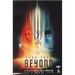 J.J. Abrams Signed Star Trek Beyond 12x18 Movie Poster Photo (Beckett COA)