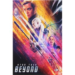 J.J. Abrams Signed Star Trek Beyond 12x18 Movie Poster Photo (Beckett COA)