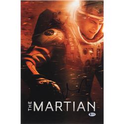 Matt Damon Signed The Martian 12x18 Movie Poster Photo (Beckett COA)