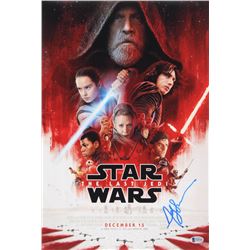 Andy Serkis Signed Star Wars: The Last Jedi 12x18 Movie Poster Photo (Beckett COA)