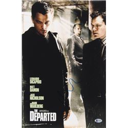 Matt Damon Signed The Departed 12x18 Movie Poster Photo (Beckett COA)