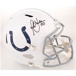 Marshall Faulk Signed Indianapolis Colts Full-Size Speed Helmet (Radtke COA)