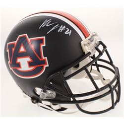 Kerryon Johnson Signed Auburn Tigers Custom Matte Black Full-Size Authetic On-Field Helmet (Radtke C