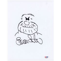 Beau Smith Signed 8.5x11 Cut with Original Sketch (PSA COA)