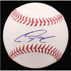 Clint Frazier Signed OML Baseball (PSA COA)