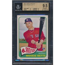 2014 Topps Heritage #H558 Mookie Betts RC (BGS 9.5)