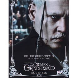 Johnny Depp Signed "Fantastic Beasts" 11x14 Photo (PSA COA)