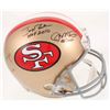 Image 1 : Joe Montana, Jerry Rice,  Steve Young Signed San Francisco 49ers Full-Size Helmet with (3) Inscripti