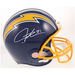 LaDainian Tomlinson Signed Los Angeles Chargers Throwback Full-Size Authentic On-Field Helmet (Radtk