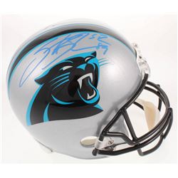 Steve Smith Sr. Signed Carolina Panthers Full-Size Helmet (Radtke COA)