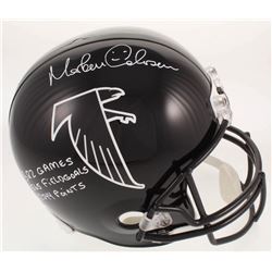 Morten Andersen Signed Atlanta Falcons Full-Size Helmet With Multiple Inscriptions (Radtke COA)