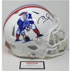 Tom Brady Signed New England Patriots Limited Edition Throwback Full-Size Authentic On-Field Speed H