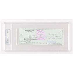 Jerry Garcia Signed 1985 Personal Bank Check (PSA Encapsulated)