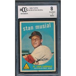 1959 Topps #150 Stan Musial (BCCG 8)