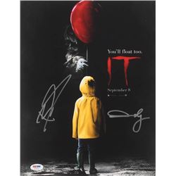 Bill Skarsgard  Andy Muschietti Signed "It" 11x14 Photo (PSA COA)