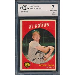 1959 Topps #360 Al Kaline (BCCG 7)