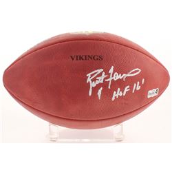 Brett Favre Signed "The Duke" Official NFL Game Ball With Vikings Stamp Inscribed "HOF 16" (Radtke C