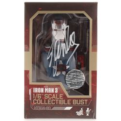 Stan Lee Signed Marvel "Iron Man 3" Iron Patriot Hot Toys 1:6 Scale Collectible Bust (Radtke COA  Le