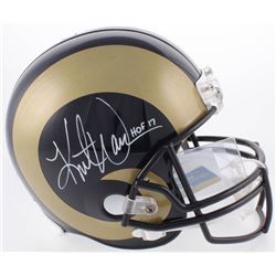 Kurt Warner Signed St. Louis Rams Full Size Replica Helmet Inscribed "HOF 17" (Radtke COA  Warner Ho