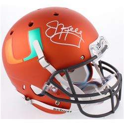 Jim Kelly Signed Miami Hurricanes Full-Size Helmet (Radtke COA)