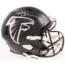 Deion Sanders Signed Atlanta Falcons Full-Size Speed Helmet (Beckett COA)