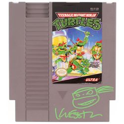 Kevin Eastman Signed Original 1985 Teenage Mutant Ninja Turtles Nintendo NES Video Game with Hand-Dr