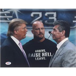 Vince McMahon Signed "WWE" 11x14 Photo (PSA COA)