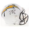 Image 1 : Philip Rivers Signed Los Angeles Chargers Full-Size Speed Helmet (Beckett COA)