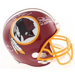 Super Bowl MVP's Washington Redskins Full-Size Helmet Signed by (3) with John Riggins, Doug Williams