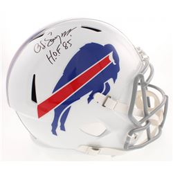 O.J. Simpson Signed Buffalo Bills Full-Size Speed Helmet Inscribed "H.O.F. 85" (JSA COA)