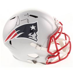 Sony Michel Signed New England Patriots Full-Size Speed Helmet (JSA COA)