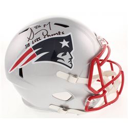 Sony Michel Signed New England Patriots Full-Size Speed Helmet Inscribed "SB LIII Champs" (Beckett C