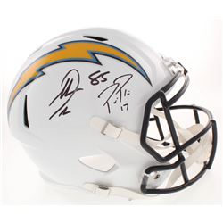 Philip Rivers  Antonio Gates Signed Los Angeles Chargers Full-Size Speed Helmet (Beckett COA)