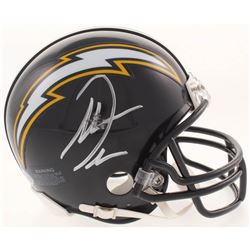 Antonio Gates Signed San Diego Chargers Throwback Mini Helmet (Beckett COA)